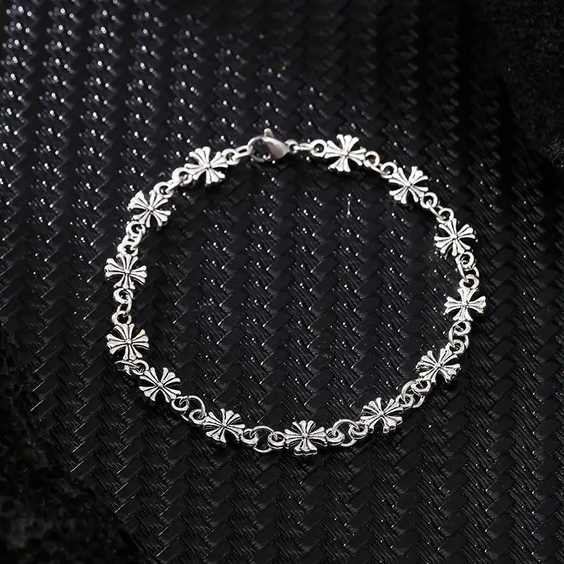 Cross Charm Fashion Bracelet Unisex